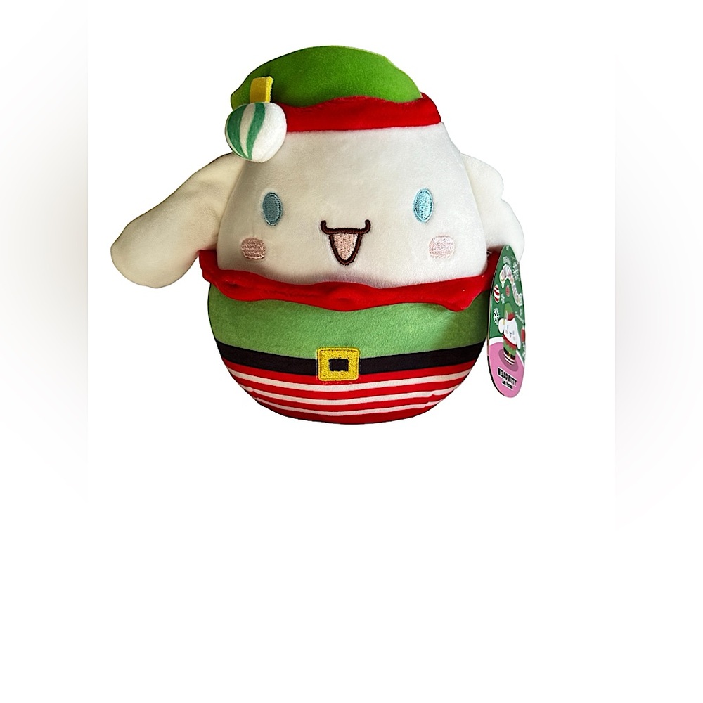 SQUISHMALLOW CINNAMONROLL HELLO KITTY 8in PLUSH HOLIDAY CHRISTMAS